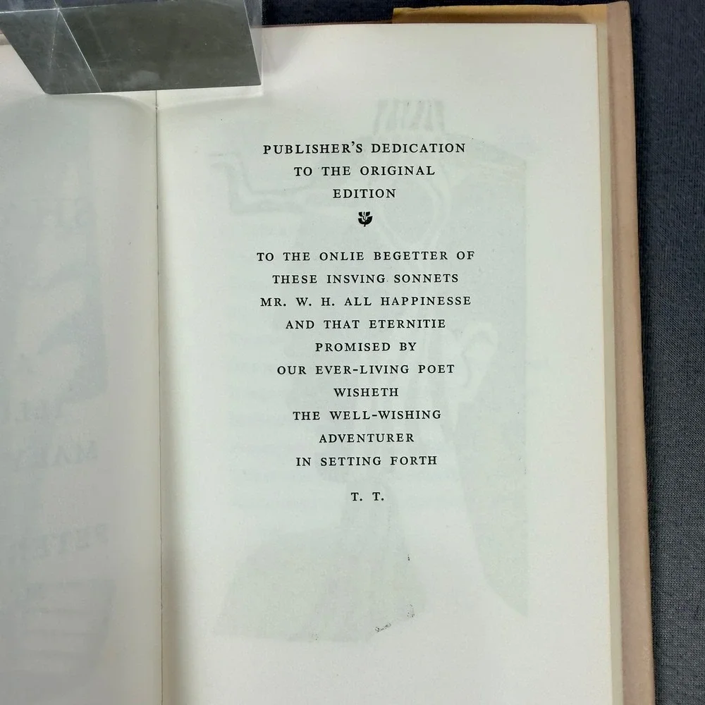 Shakespeare Sonnets William Shakespeare Mary Jane Gorton Illus Peter Pauper Pres